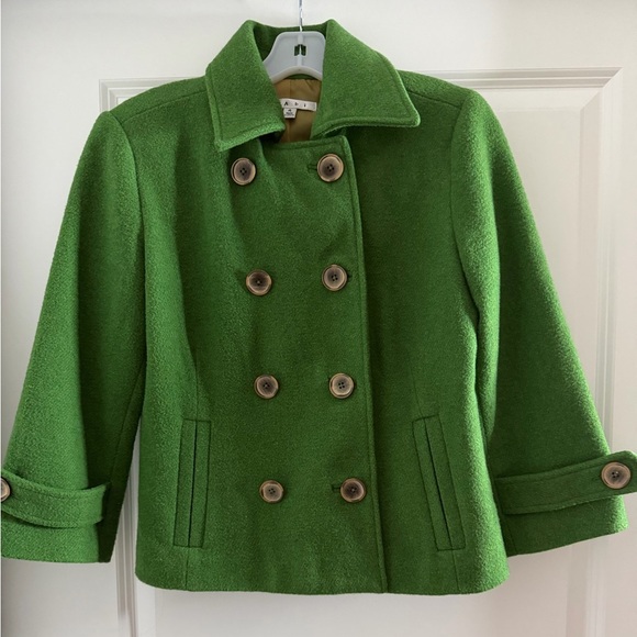 CAbi Jackets & Blazers - green pea coat.